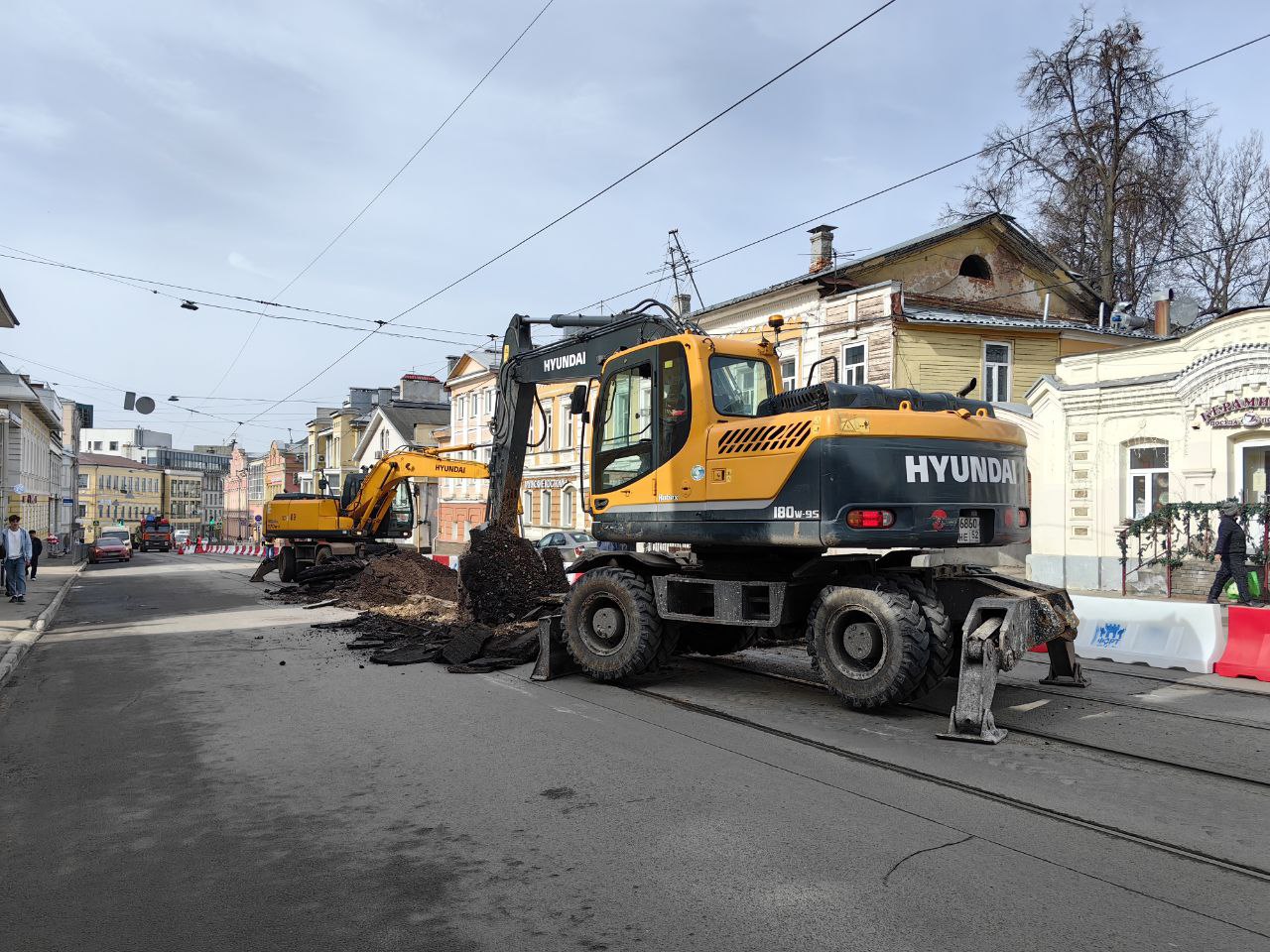 Замена трамвайных путей стартовала на городском трамвайном кольце в Нижнем  Новгороде | Официальный сайт Правительства Нижегородской области