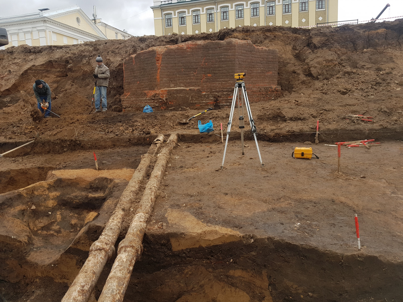 Новгород археологические раскопки