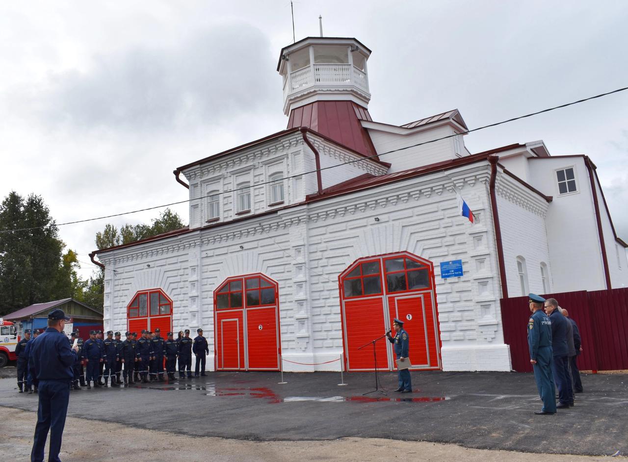 В селе Курмыш Пильнинского округа после реконструкции открылась пожарная  часть | Официальный сайт Правительства Нижегородской области