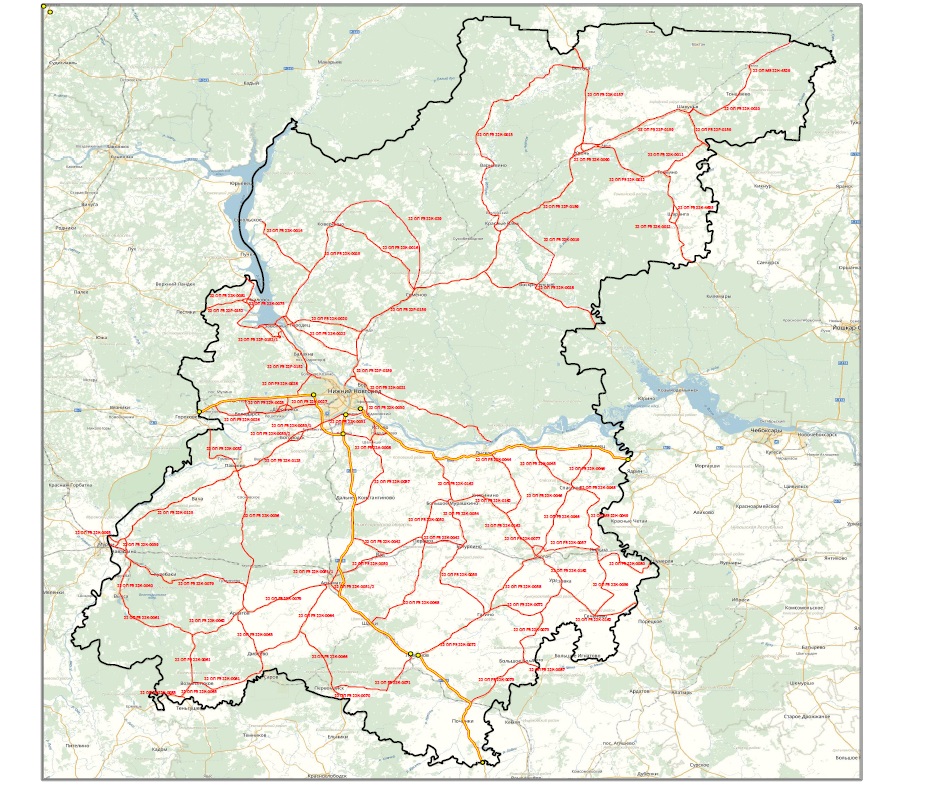 Центральный нижегородская область карта