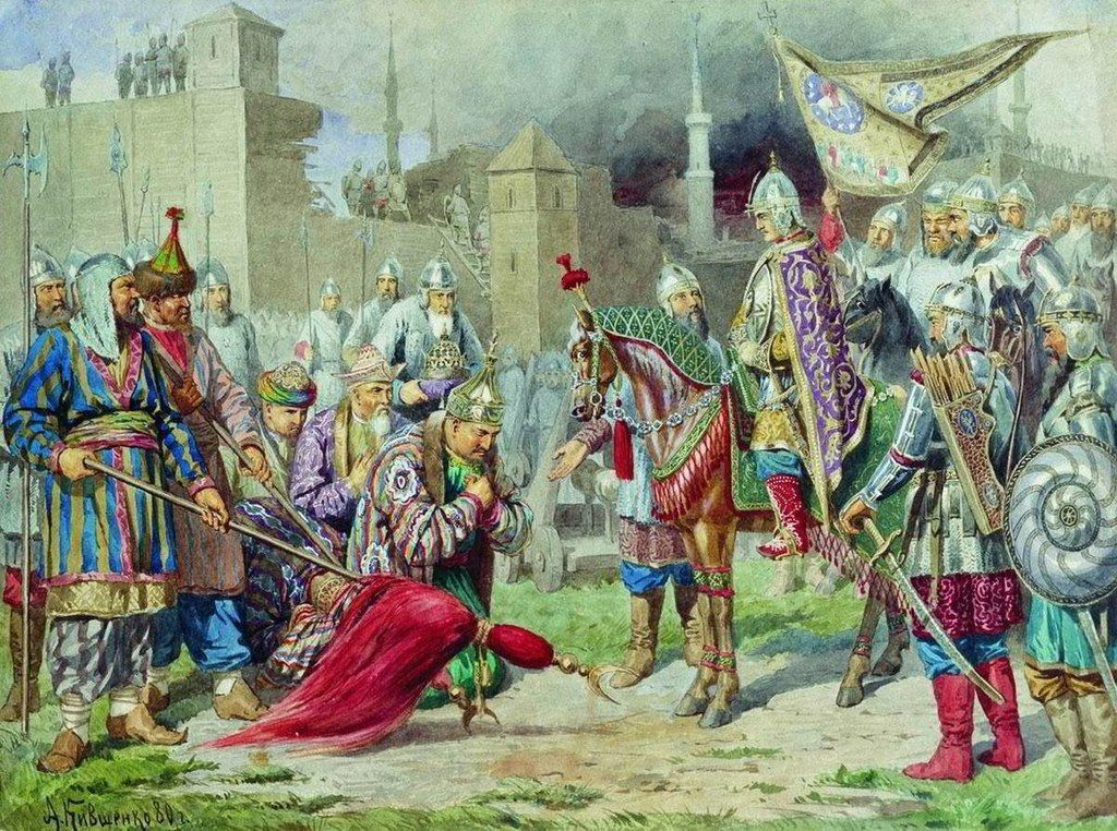 "Взятие Казани". Художник А. Д. Кившенко "Взятие Казани". Художник А. Д. Кившенко